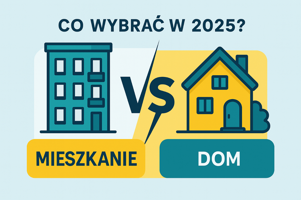 You are currently viewing Dom czy mieszkanie – co wybrać w 2025? Ranking plusów i minusów