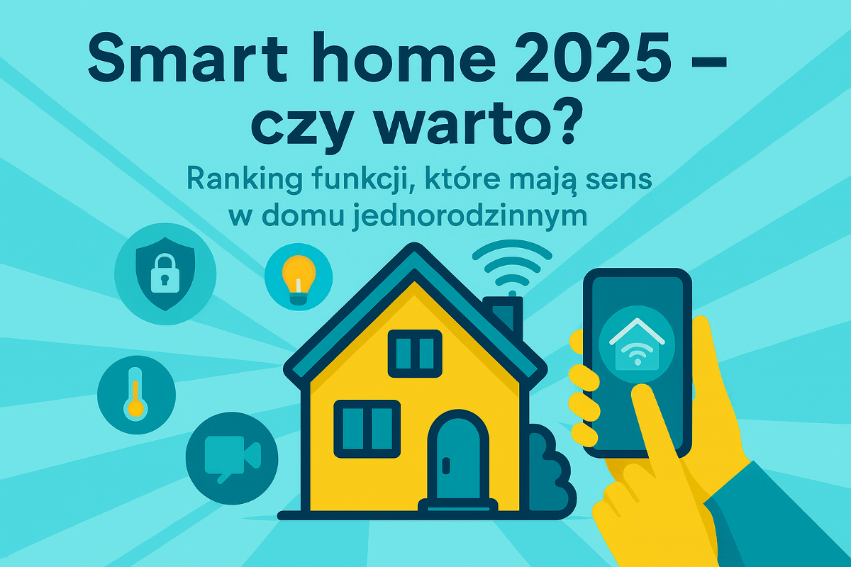 Read more about the article Inteligentne domy 2025 – czy warto? Ranking funkcji, które mają sens w domu jednorodzinnym