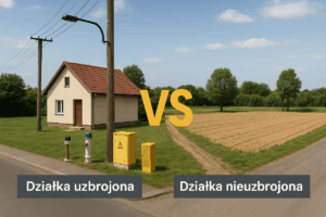 Read more about the article Działka uzbrojona czy nie – co się bardziej opłaca na starcie budowy w 2025?