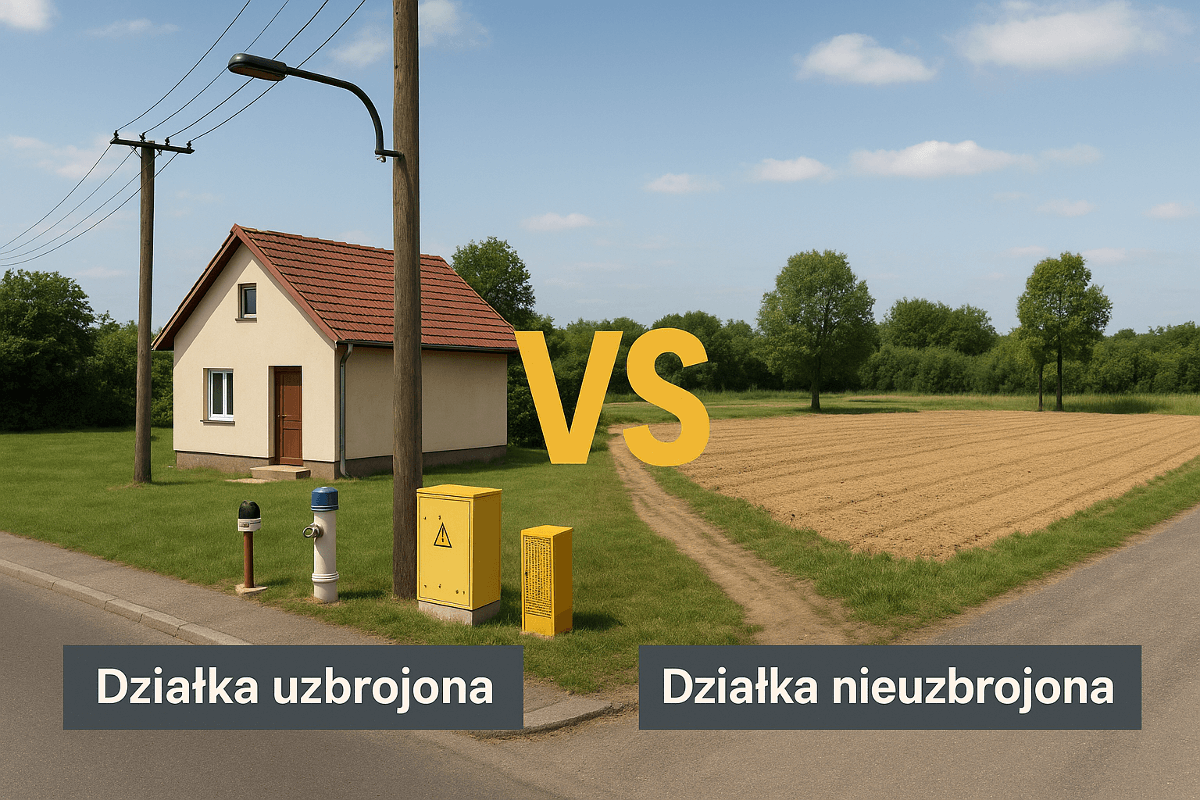 You are currently viewing Działka uzbrojona czy nie – co się bardziej opłaca na starcie budowy w 2025?