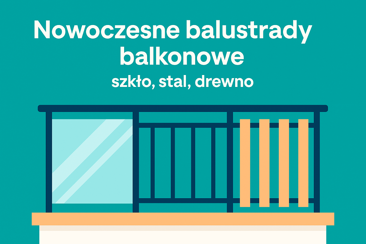Read more about the article Nowoczesne balustrady balkonowe – szkło, stal, drewno