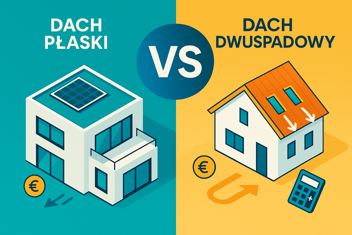 You are currently viewing Dach płaski czy dwuspadowy – koszty i funkcjonalność