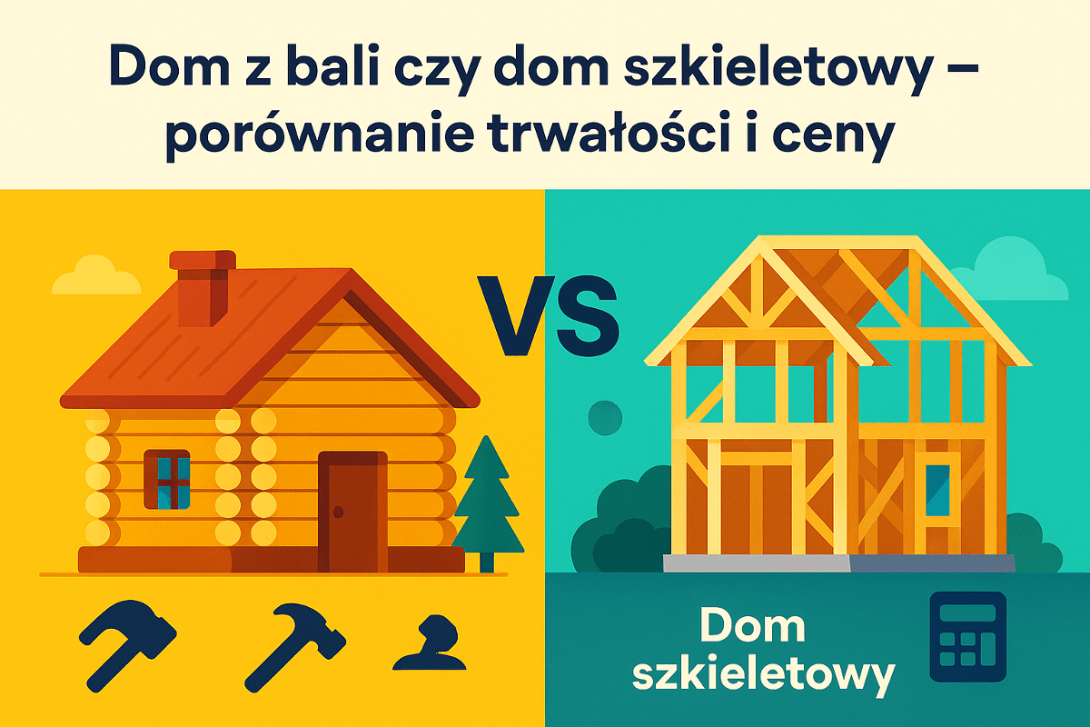 Read more about the article Dom z bali czy dom szkieletowy – porównanie trwałości i ceny