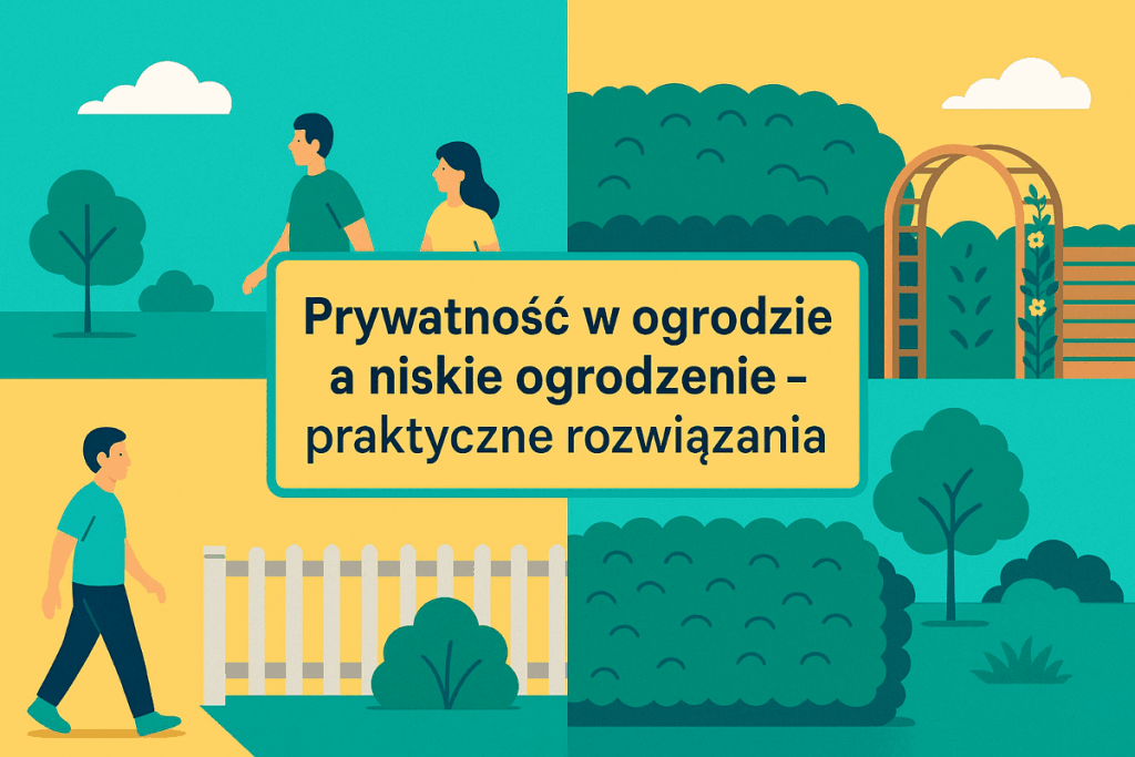 Prywatność w ogrodzie a niskie ogrodzenie – praktyczne rozwiązania
