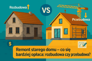 Read more about the article Remont starego domu – co się bardziej opłaca: rozbudowa czy przebudowa?